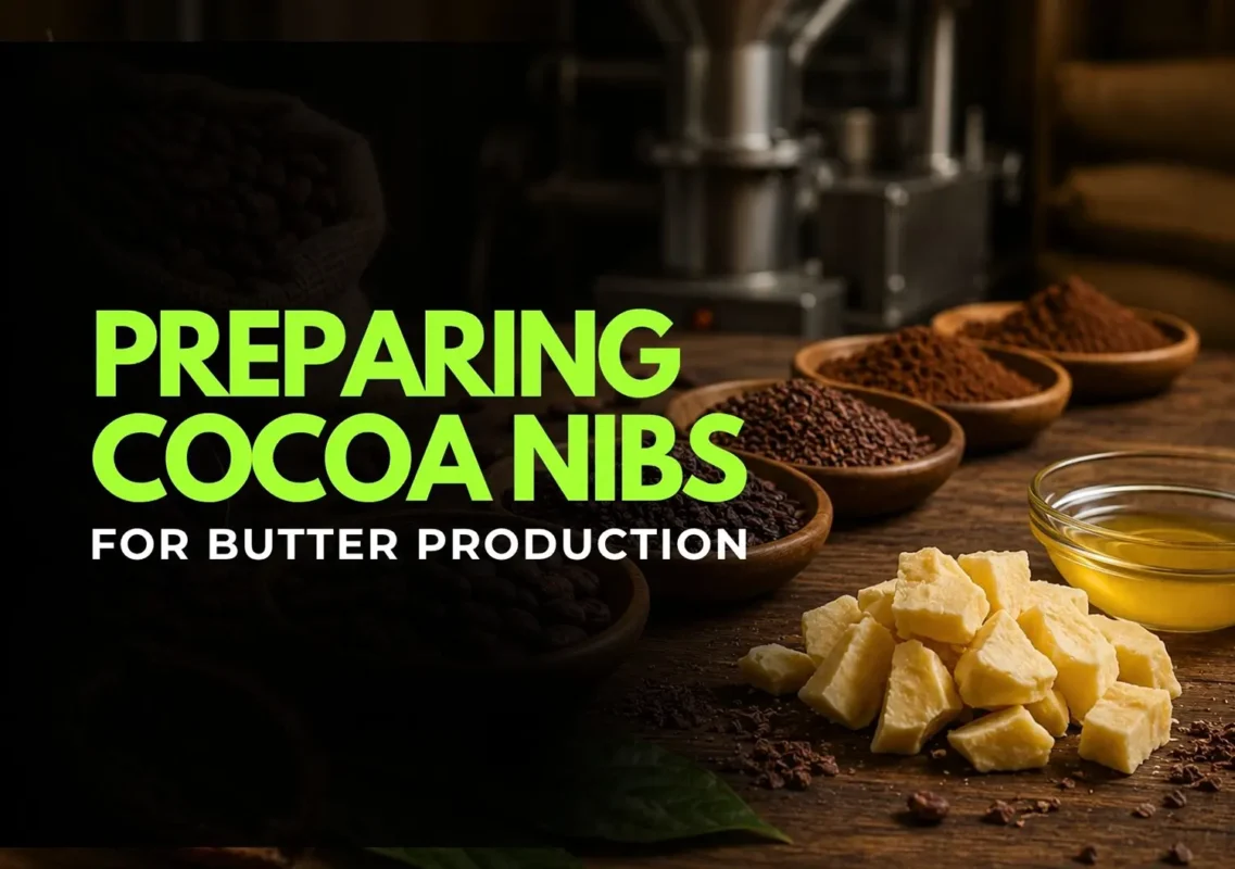 how to prepare cocoa nibs for higher cocoa butter yield