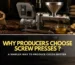 mechanical screw press for cocoa butter production how it works